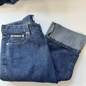 Calvin Klein Women's Jeans Cropped Cuffed Size 8